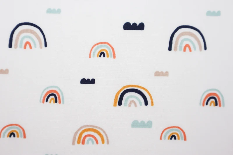 Baumwollstoff Cloudy Rainbow
