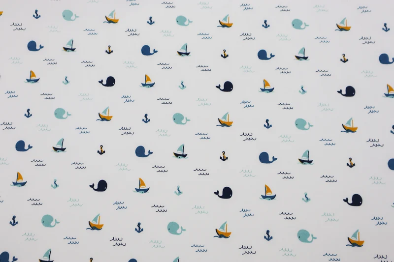 Baumwollstoff Segelausflug