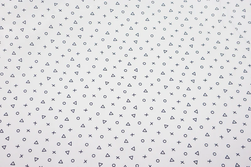 Baumwollstoff Geometrische Formen