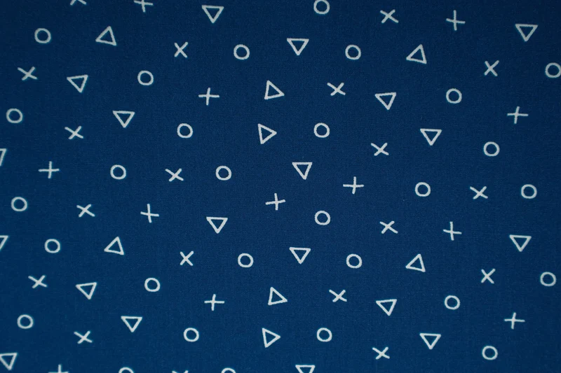 Baumwollstoff Geometrische Formen