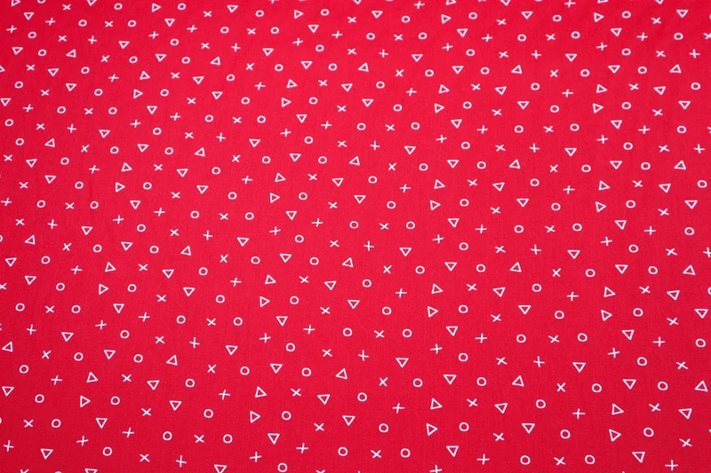 Baumwollstoff Geometrische Formen