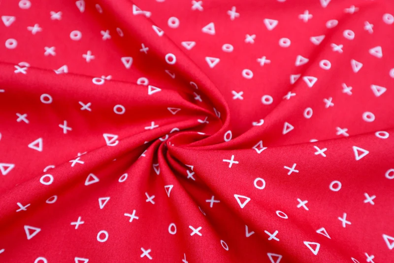 Baumwollstoff Geometrische Formen