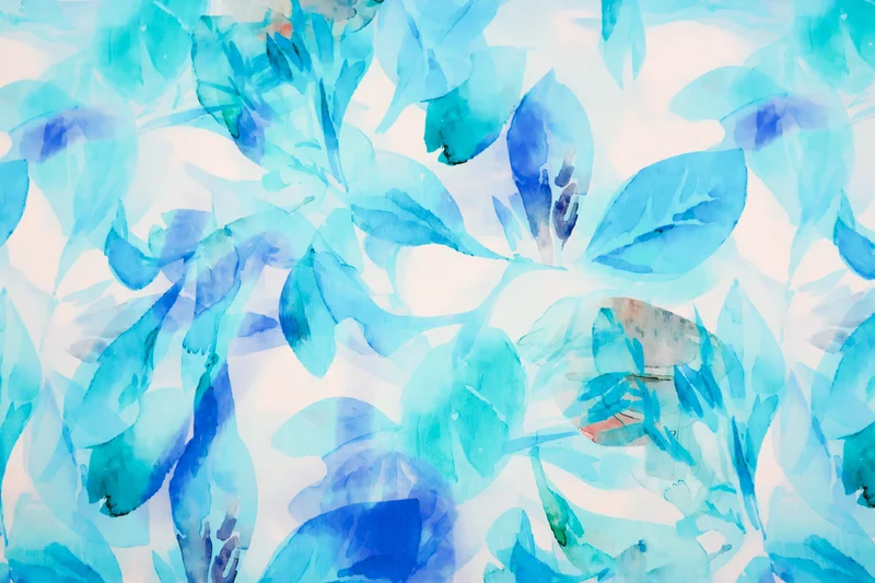 Baumwoll Stretch Satin Hawaii
