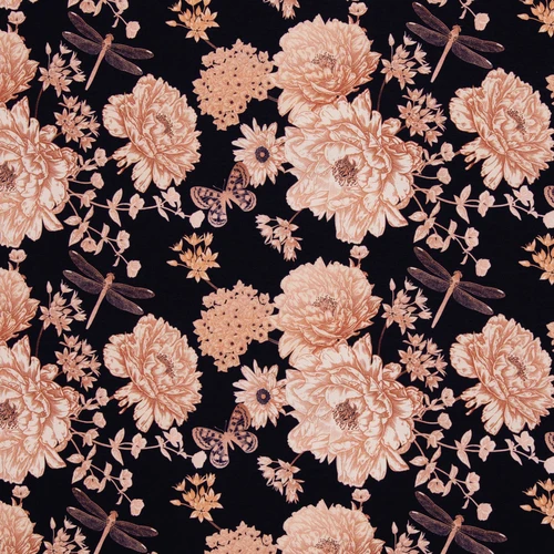Modal French Terry Flowers