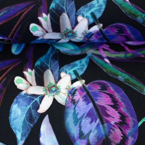 Modal French Terry Flowers