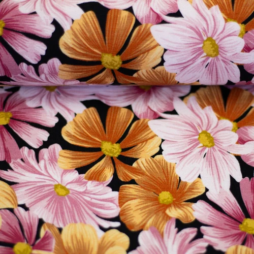 Modal French Terry Flowers