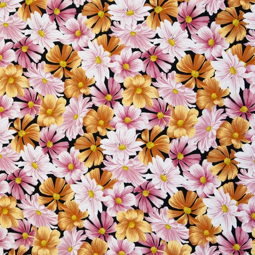 Modal French Terry Flowers
