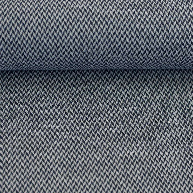 Jacquardjersey Madita - dunkelblau