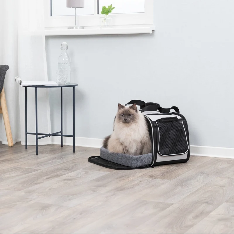 Kuschelbett und Transporttasche für Hund und Katze