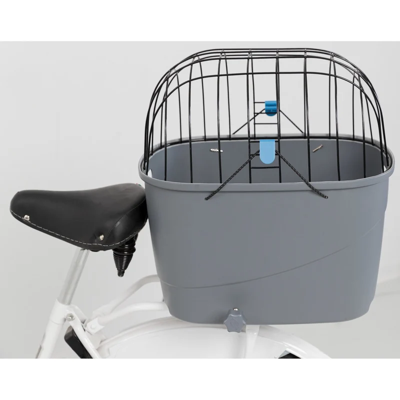 Hundefahrradkorb für Gepäckträger aus Kunststoff