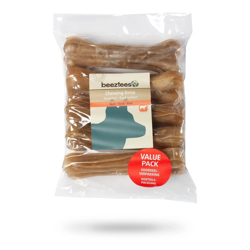 Beeztees Hundesnack Kauknochen Rinderhaut im Vorteilspack