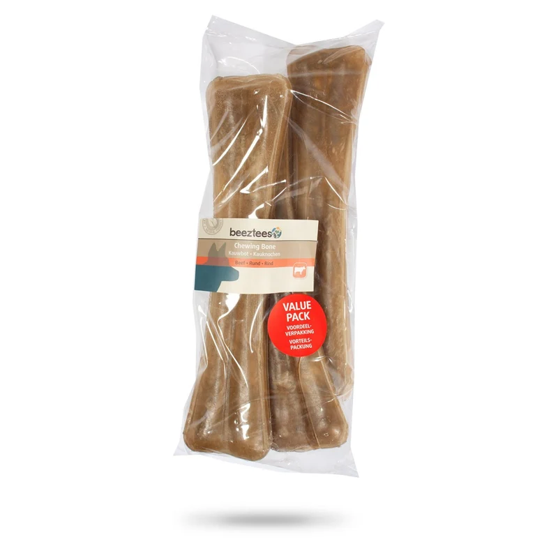 Beeztees Hundesnack Kauknochen Rinderhaut im Vorteilspack