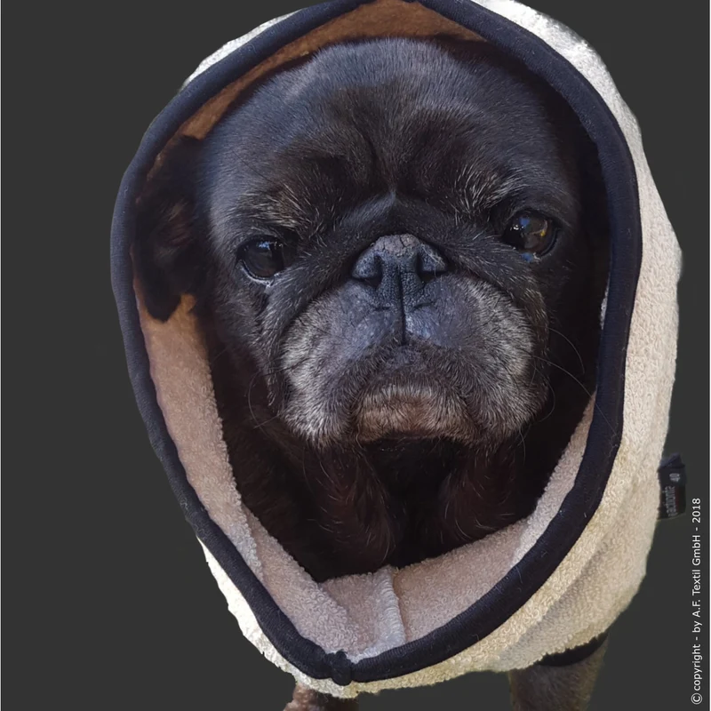 fit4dogs DryUp Cape Trockenmantel für Mops und Co
