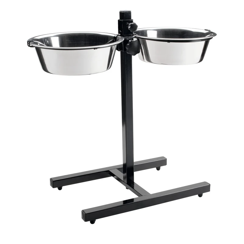 HUNTER Hundebar Basic mit 2 Edelstahlnäpfen