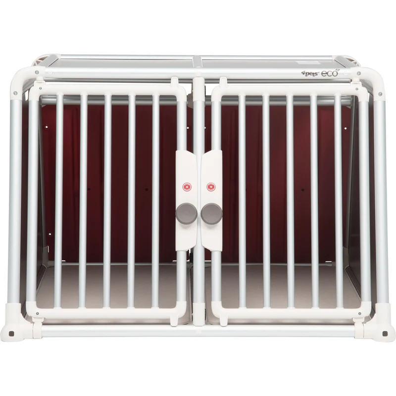 4pets Alu Autobox für 2 Hunde ECO 22