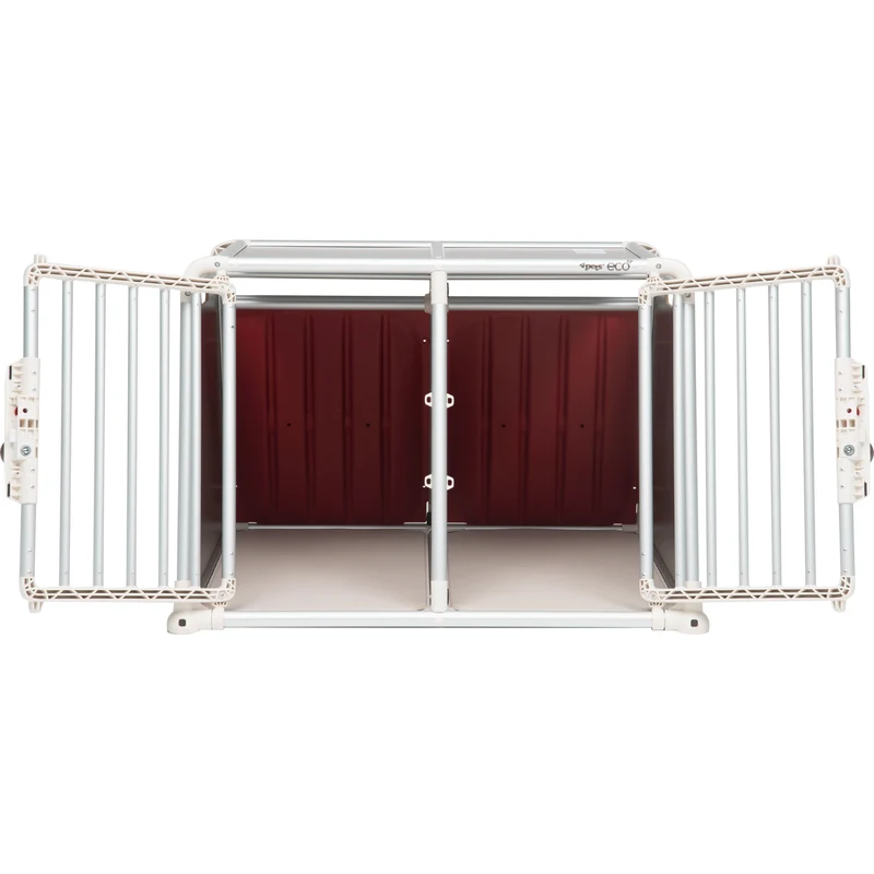 4pets Alu Autobox für 2 Hunde ECO 22