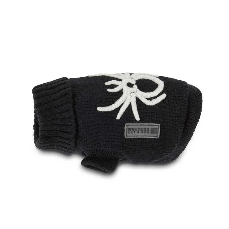 Wolters Strickpullover Spider Hundepullover – Halloween Hundebekleidung schwarz