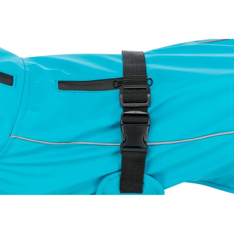 TRIXIE Hunde Regenmantel Vimy – wasserdicht, mit Bauchschutz & Reflektoren | XS–XL