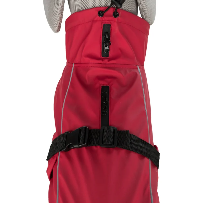 TRIXIE Hunde Regenmantel Vimy – wasserdicht, mit Bauchschutz & Reflektoren | XS–XL