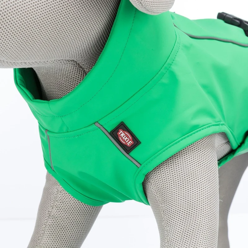 TRIXIE Hunde Regenmantel Vimy – wasserdicht, mit Bauchschutz & Reflektoren | XS–XL