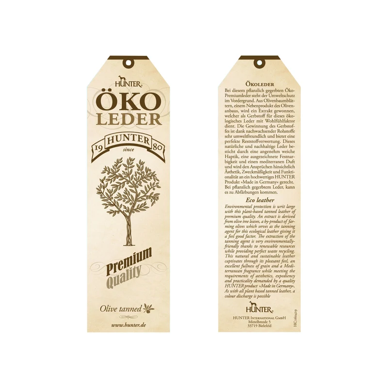 Hunter Halsband Porto Öko Leder