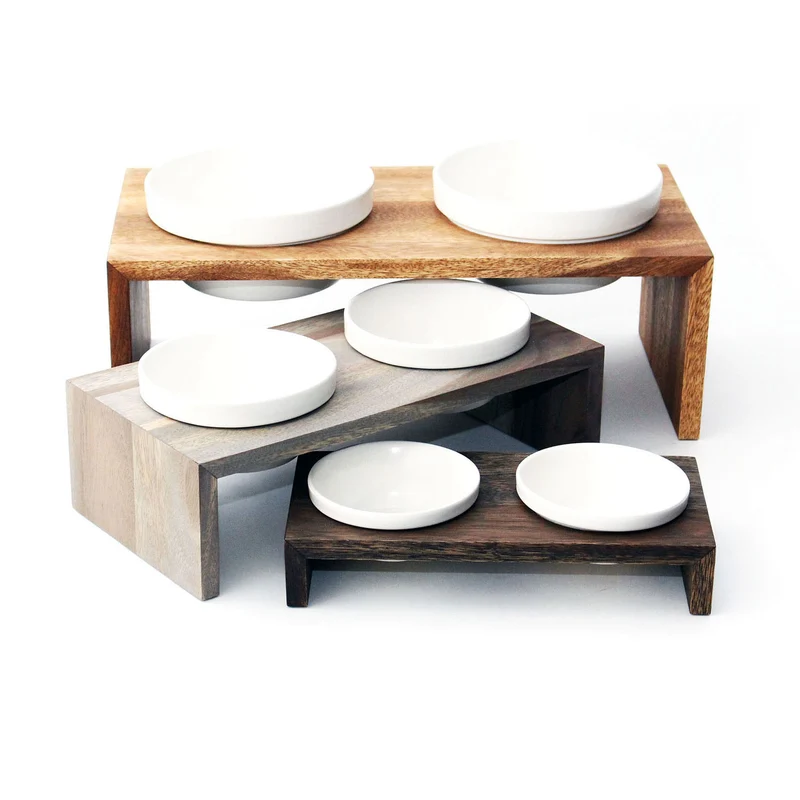 Wolters Replus Gohan Doppelnapf Holz