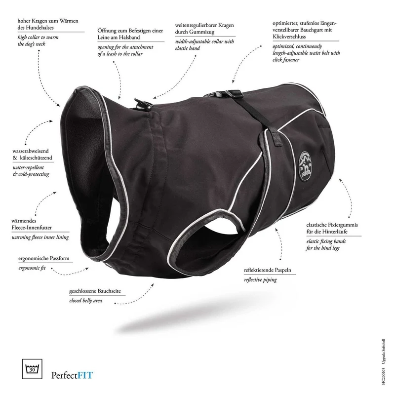 HUNTER Softshell Hundemantel Uppsala