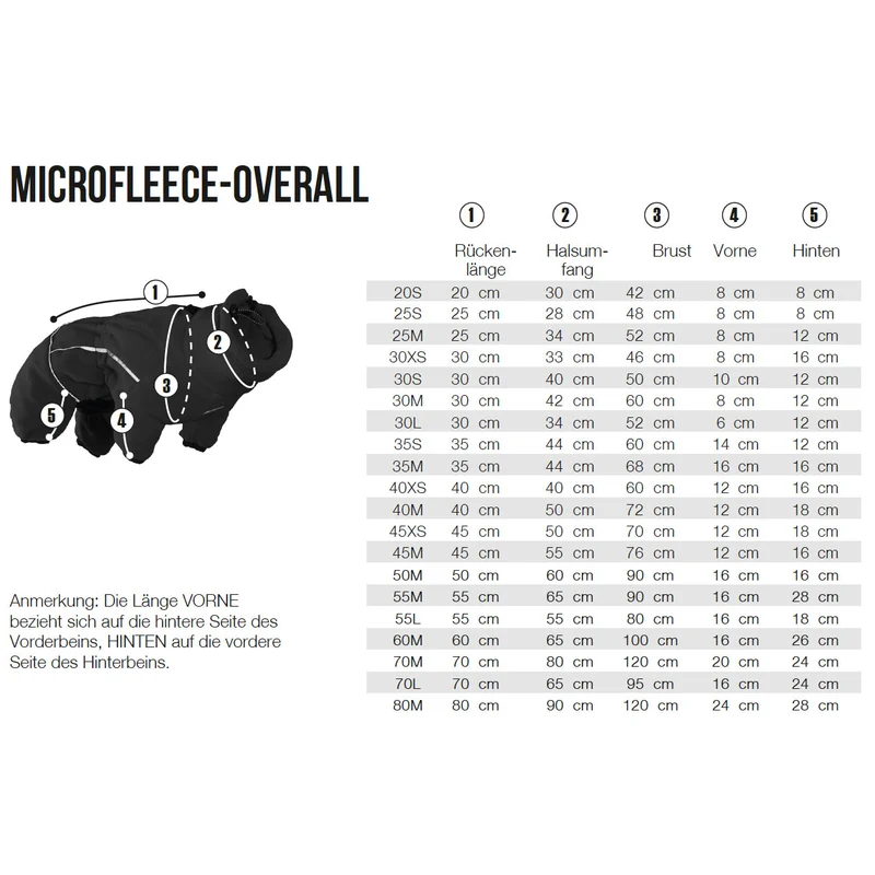 HURTTA Microfleece Overall für Hunde