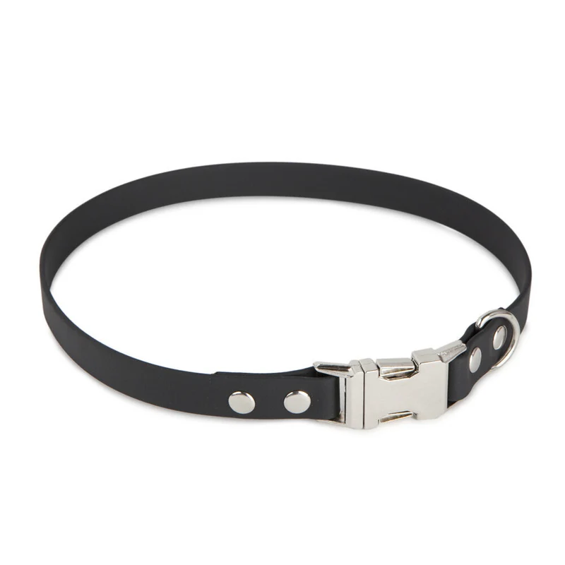 BioThane Halsband mit Metall Verschluss