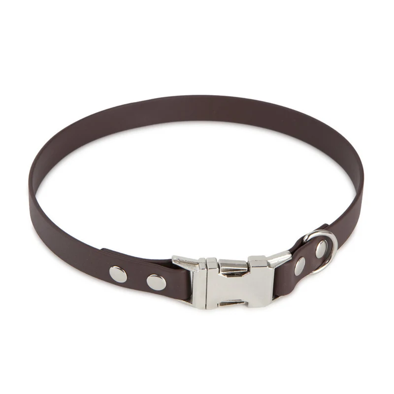 BioThane Halsband mit Metall Verschluss