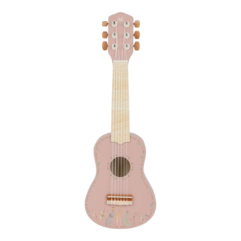 Houten gitaar - Roze - Safari Friends