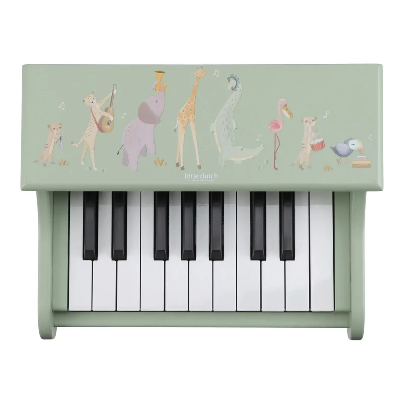 Houten piano - Groen - Safari Friends