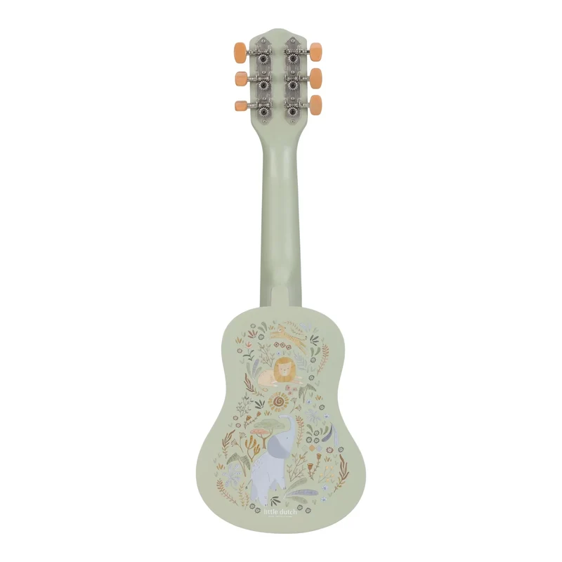 Houten gitaar - Groen - Safari Friends