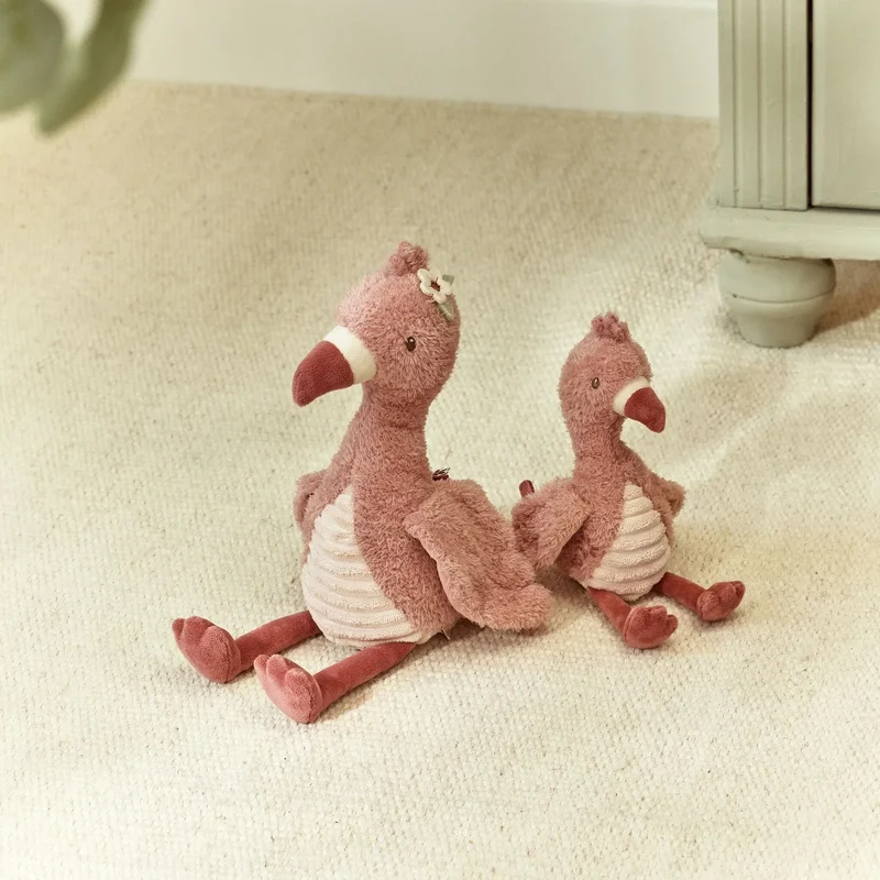 Knuffel Flamingo - Roze - 17 cm