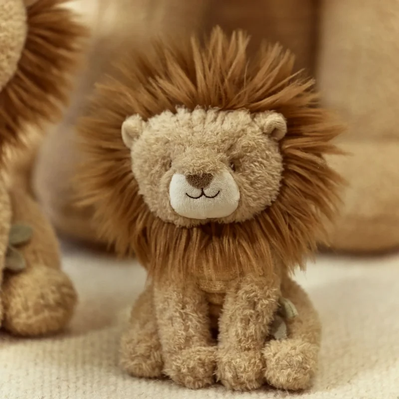 Knuffel Leeuw - Geel - 17 cm