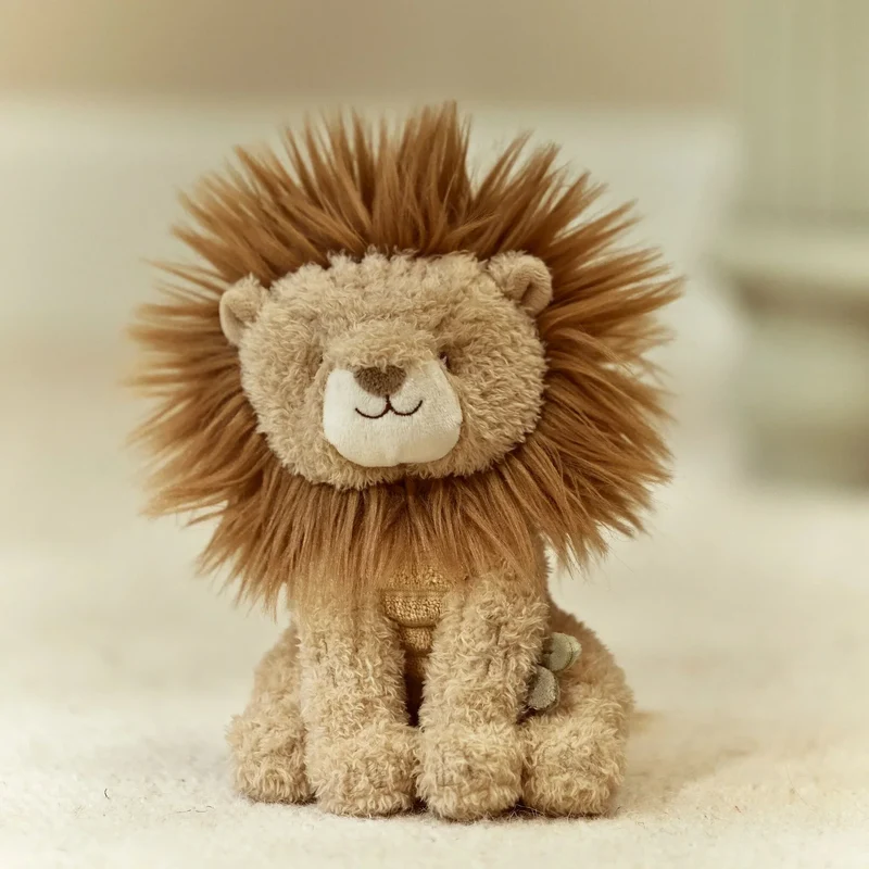 Knuffel Leeuw - Geel - 17 cm