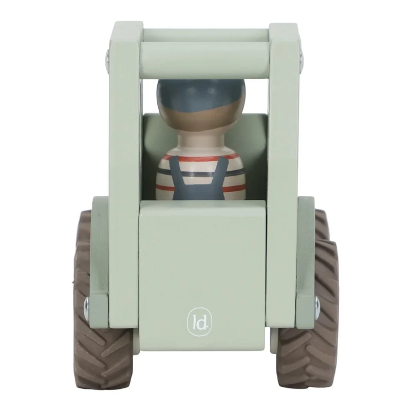 Houten tractor - Groen