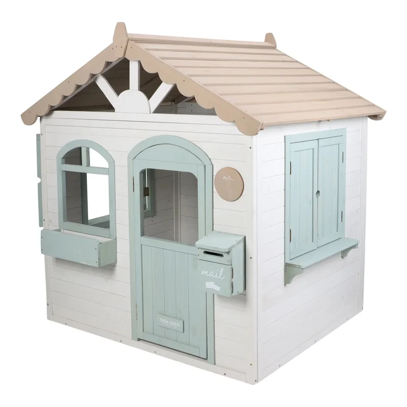 Houten speelhuisje - Wit