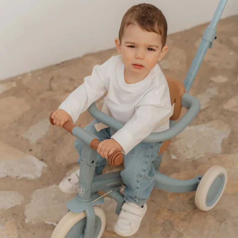 4 in 1 driewieler - Blauw
