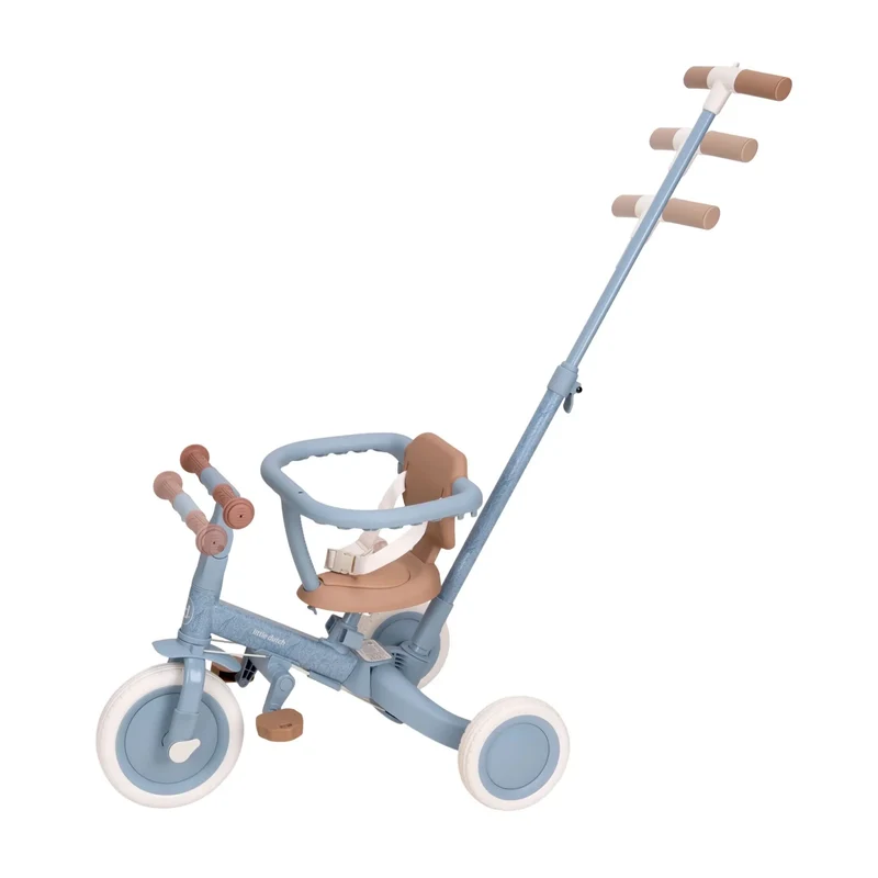 4 in 1 driewieler - Blauw