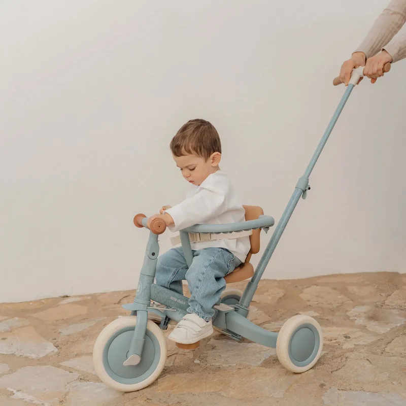4 in 1 driewieler - Blauw