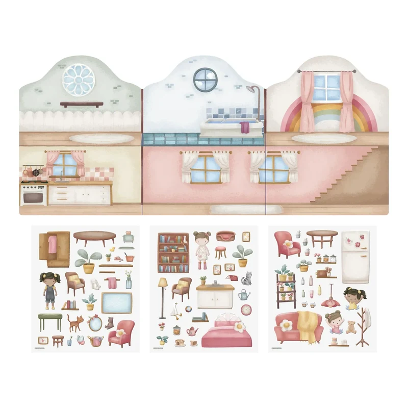 Herbruikbare Stickers - Essentials - Rosa