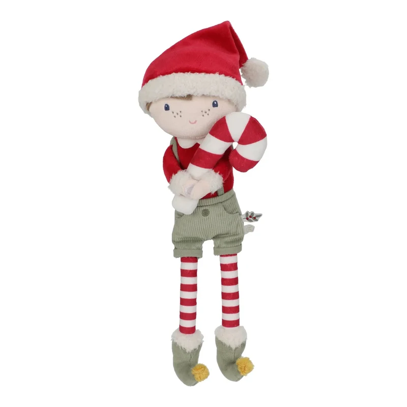 Kerstpop Jim - Rood - Christmas