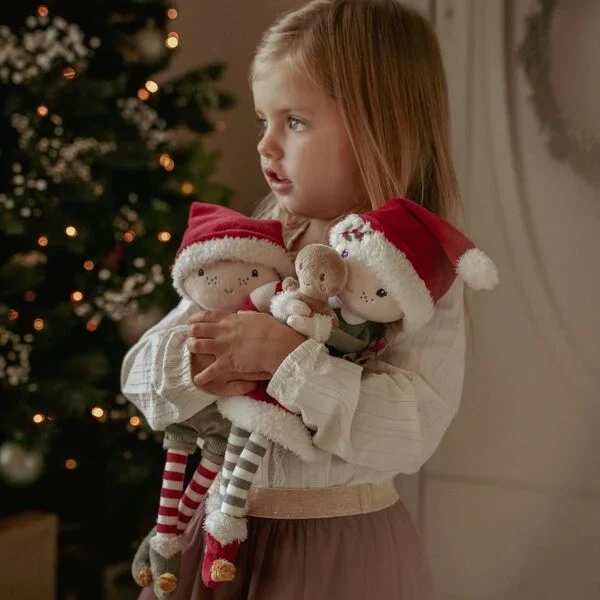 Kerstpop Jim - Rood - Christmas