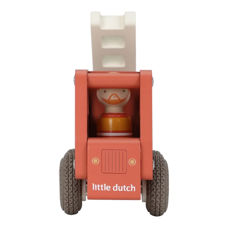 Houten brandweerwagen – Rood – Essentials