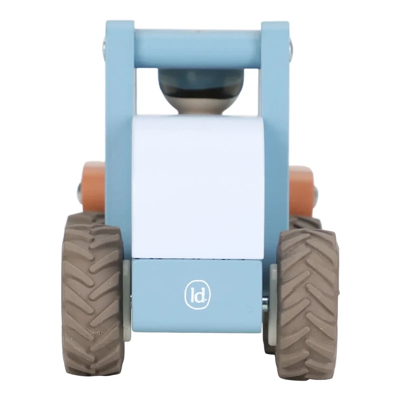 Houten bulldozer – Blauw – Essentials