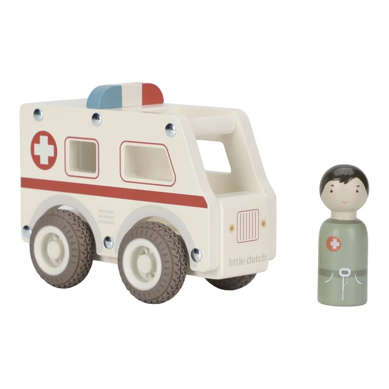 Houten ambulance - Wit - Essentials