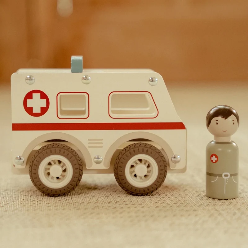 Houten ambulance - Wit - Essentials