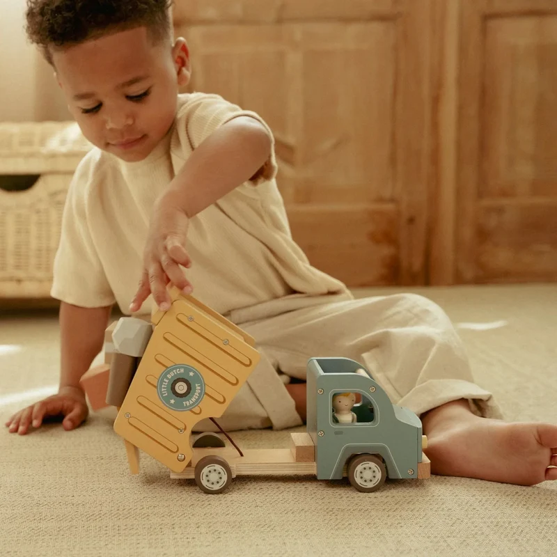 Houten kiepwagen – Meerkleurig – Essentials