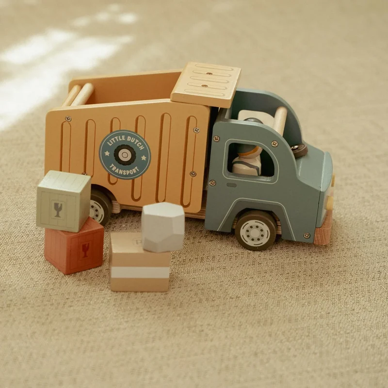 Houten kiepwagen – Meerkleurig – Essentials